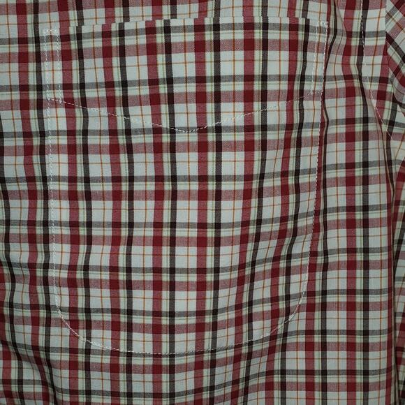 Eddie Bauer Men's Plaid Short Sleeve Button Down Shirt Size Medium - Picture 7 of 8
